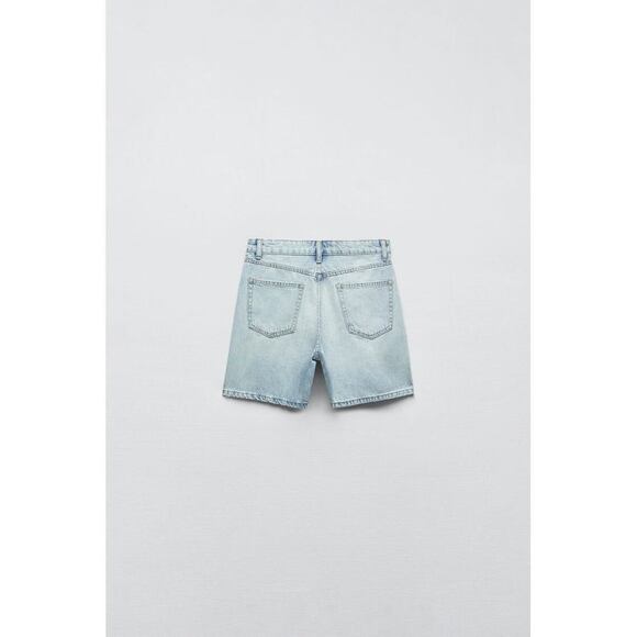 MID-RISE REGULAR FIT TRF SHORTS - Picture 7 of 9